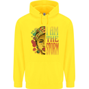I Am the Storm African Black Lives Matter Mens 80% Cotton Hoodie Yellow