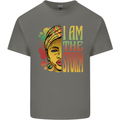 I Am the Storm African Black Lives Matter Mens Cotton T-Shirt Tee Top Charcoal