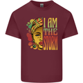 I Am the Storm African Black Lives Matter Mens Cotton T-Shirt Tee Top Maroon