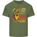 I Am the Storm African Black Lives Matter Mens Cotton T-Shirt Tee Top Military Green