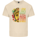 I Am the Storm African Black Lives Matter Mens Cotton T-Shirt Tee Top Natural