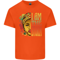 I Am the Storm African Black Lives Matter Mens Cotton T-Shirt Tee Top Orange