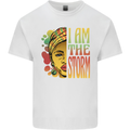 I Am the Storm African Black Lives Matter Mens Cotton T-Shirt Tee Top White