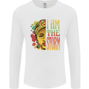 I Am the Storm African Black Lives Matter Mens Long Sleeve T-Shirt White