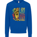 I Am the Storm African Black Lives Matter Mens Sweatshirt Jumper Royal Blue