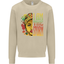 I Am the Storm African Black Lives Matter Mens Sweatshirt Jumper Sand