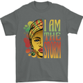 I Am the Storm African Black Lives Matter Mens T-Shirt 100% Cotton Charcoal