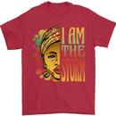 I Am the Storm African Black Lives Matter Mens T-Shirt 100% Cotton Red