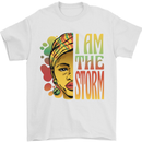 I Am the Storm African Black Lives Matter Mens T-Shirt 100% Cotton White