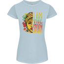 I Am the Storm African Black Lives Matter Womens Petite Cut T-Shirt Light Blue
