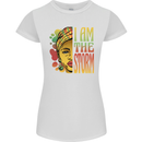 I Am the Storm African Black Lives Matter Womens Petite Cut T-Shirt White