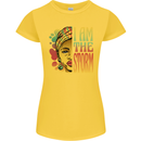 I Am the Storm African Black Lives Matter Womens Petite Cut T-Shirt Yellow