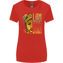 I Am the Storm African Black Lives Matter Womens Wider Cut T-Shirt Red