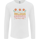 I Believe in Holding Grudges Funny Quote Mens Long Sleeve T-Shirt White