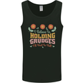 I Believe in Holding Grudges Funny Quote Mens Vest Tank Top Black