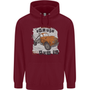 I Can Tow It Funny Towing Truck Operator Childrens Kids Hoodie Maroon
