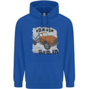 I Can Tow It Funny Towing Truck Operator Childrens Kids Hoodie Royal Blue