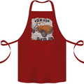 I Can Tow It Funny Towing Truck Operator Cotton Apron 100% Organic Maroon