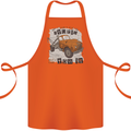 I Can Tow It Funny Towing Truck Operator Cotton Apron 100% Organic Orange