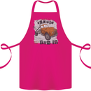 I Can Tow It Funny Towing Truck Operator Cotton Apron 100% Organic Pink