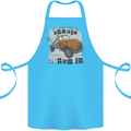 I Can Tow It Funny Towing Truck Operator Cotton Apron 100% Organic Turquoise