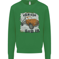 I Can Tow It Funny Towing Truck Operator Kids Sweatshirt Jumper Irish Green