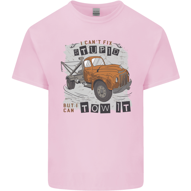 I Can Tow It Funny Towing Truck Operator Kids T-Shirt Childrens Light Pink