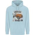 I Can Tow It Funny Towing Truck Operator Mens 80% Cotton Hoodie Light Blue