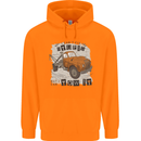 I Can Tow It Funny Towing Truck Operator Mens 80% Cotton Hoodie Orange