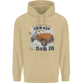 I Can Tow It Funny Towing Truck Operator Mens 80% Cotton Hoodie Sand