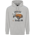 I Can Tow It Funny Towing Truck Operator Mens 80% Cotton Hoodie Sports Grey