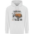 I Can Tow It Funny Towing Truck Operator Mens 80% Cotton Hoodie White
