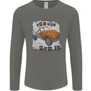 I Can Tow It Funny Towing Truck Operator Mens Long Sleeve T-Shirt Charcoal