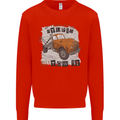 I Can Tow It Funny Towing Truck Operator Mens Sweatshirt Jumper Bright Red