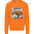 I Can Tow It Funny Towing Truck Operator Mens Sweatshirt Jumper Orange