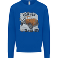 I Can Tow It Funny Towing Truck Operator Mens Sweatshirt Jumper Royal Blue