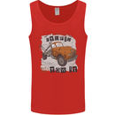 I Can Tow It Funny Towing Truck Operator Mens Vest Tank Top Red
