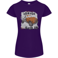 I Can Tow It Funny Towing Truck Operator Womens Petite Cut T-Shirt Purple