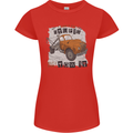 I Can Tow It Funny Towing Truck Operator Womens Petite Cut T-Shirt Red