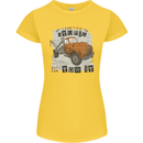 I Can Tow It Funny Towing Truck Operator Womens Petite Cut T-Shirt Yellow