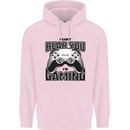 I Can't Hear You Im Gaming Funny Gamer Childrens Kids Hoodie Light Pink