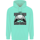 I Can't Hear You Im Gaming Funny Gamer Childrens Kids Hoodie Peppermint