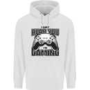 I Can't Hear You Im Gaming Funny Gamer Childrens Kids Hoodie White