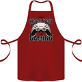 I Can't Hear You Im Gaming Funny Gamer Cotton Apron 100% Organic Maroon