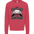 I Can't Hear You Im Gaming Funny Gamer Kids Sweatshirt Jumper Heliconia