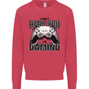 I Can't Hear You Im Gaming Funny Gamer Kids Sweatshirt Jumper Heliconia