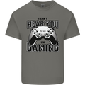 I Can't Hear You Im Gaming Funny Gamer Kids T-Shirt Childrens Charcoal