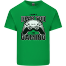 I Can't Hear You Im Gaming Funny Gamer Kids T-Shirt Childrens Irish Green