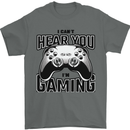 I Can't Hear You Im Gaming Funny Gamer Mens T-Shirt 100% Cotton Charcoal