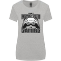 I Can't Hear You Im Gaming Funny Gamer Womens Wider Cut T-Shirt Sports Grey